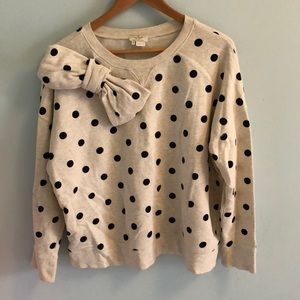 Kate Spade Bow & Dot Sweatshirt
